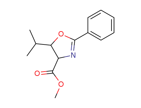 5-Isopropyl-2-phenyl-4,5-dihydro-oxazole-4-carboxylic acid methyl ester