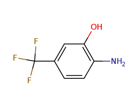 Molecular Structure of 454-82-0 (2-HYDROXY-4-(TRIFLUOROMETHYL)ANILINE)