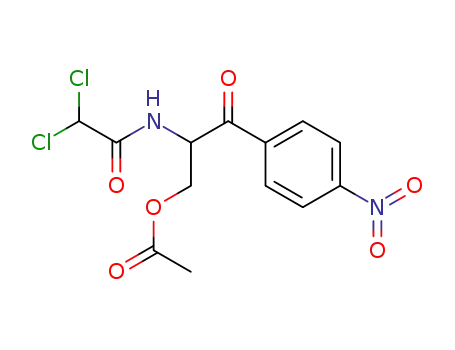 3-acetoxy-2-(2,2-dichloro-acetylamino)-1-(4-nitro-phenyl)-propan-1-one