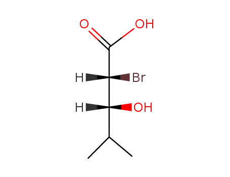 (+/-)-<i>erythro</i>-2-bromo-3-hydroxy-4-methyl-valeric acid