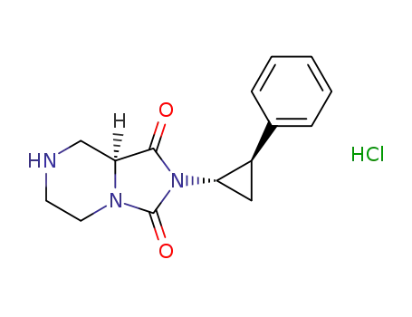 (8aS)-2-[(1S,2R)-2-phenylcyclopropyl]tetrahydroimidazo[1,5-a]pyrazine-1,3(2H,5H)-dione hydrochloride