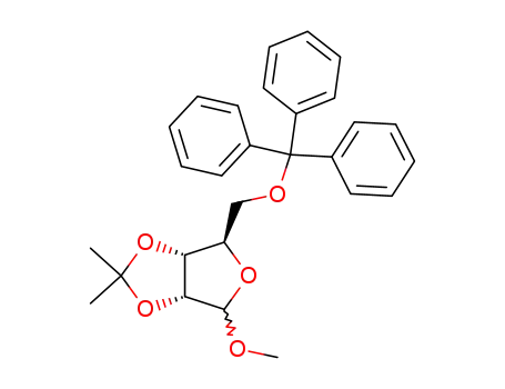 (3aR,6R,6aR)-4-Methoxy-2,2-dimethyl-6-trityloxymethyl-tetrahydro-furo[3,4-d][1,3]dioxole