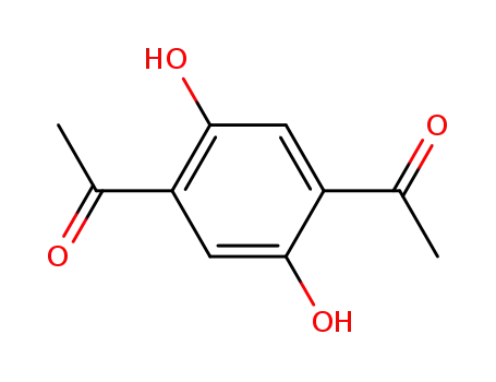 Molecular Structure of 20129-52-6 (1,4-diacetyl-2,5-dihydroxybenzene)