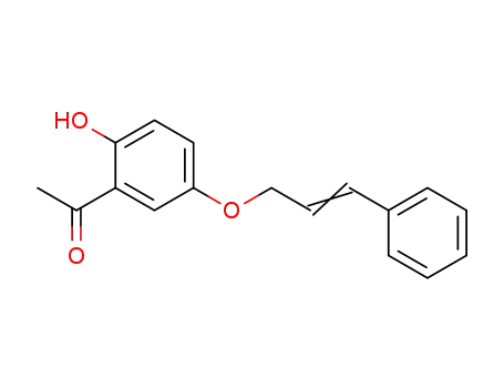Molecular Structure of 79950-56-4 (5'-cinnamyloxy-2'-hydroxyacetophenone)