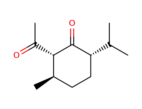 r-2-Acetyl-t-3-methyl-c-6-(1-methylethyl)-1-cyclohexanon