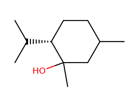Molecular Structure of 812697-61-3 (Cyclohexanol,1,5-dimethyl-2-(1-methylethyl)-,(1R,2R,5S)-(9CI))