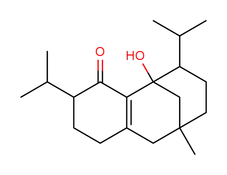 Molecular Structure of 15775-51-6 (5-hydroxy-3,6-diisopropyl-9-methyl-2,3,5,6,7,8,9,10-octahydro-1<i>H</i>-5,9-methano-benzocycloocten-4-one)