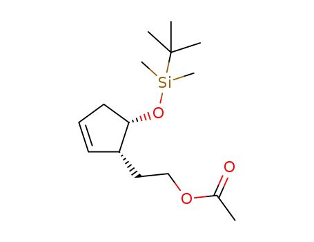 (1S,2R)-2-[1-(tert-butyldimethylsilyloxy)cyclopent-3-en-2-yl]ethyl acetate