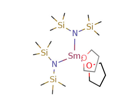 Molecular Structure of 112068-81-2 (Sm(N(SiMe<sub>3</sub>)2)2(THF)2)