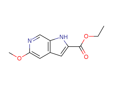 5-Metoxy-1H-pyrrolo[2,3-c]pyridine-2-carboxylic acid ethyl ester