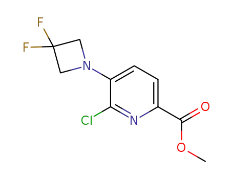 6-chloro-5-(3,3-difluoro-azetidin-1-yl)-pyridine-2-carboxylic acid methyl ester