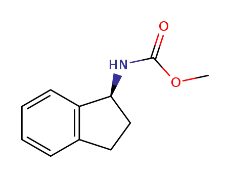 Molecular Structure of 1346228-98-5 ((S)-methyl 2,3-dihydro-1H-inden-1-ylcarbamate)