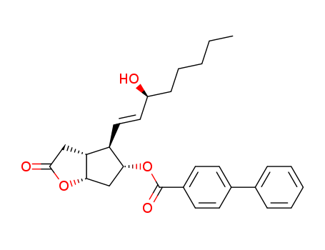 [1,1'-Biphenyl]-4-carboxylic acid-(3aR,4R,5R,6aS)-hexahydro-4-[(1E,3S)-3-hydroxy-1-octen-1-yl]-2-oxo-2H-cyclopenta[b]furan-5-yl ester