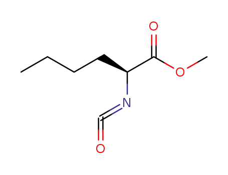 Hexanoic acid, 2-isocyanato-, methyl ester, (S)-