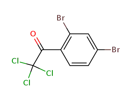 Molecular Structure of 52119-99-0 (2,4-Dibrom-phenacylidinchlorid)