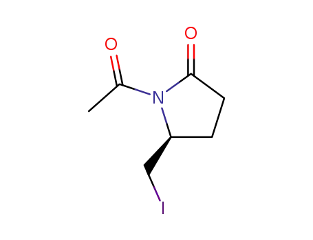(<i>S</i>)-1-acetyl-5-iodomethyl-pyrrolidin-2-one
