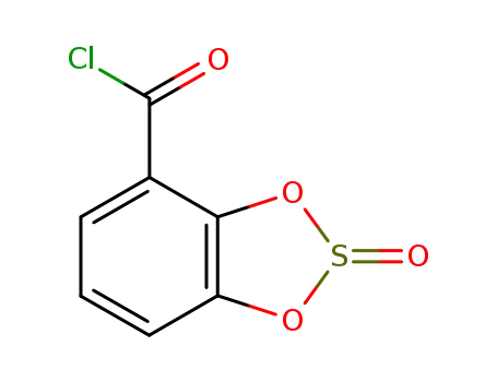 Molecular Structure of 70656-95-0 (chlorure de 2,3-dioxosulfinylbenzoyle)