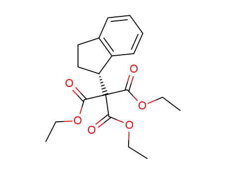 Methanetricarboxylic acid, [(1R)-2,3-dihydro-1H-inden-1-yl]-, triethyl
ester