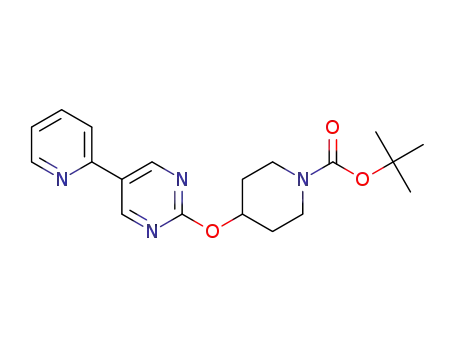 t-butyl 4-[(5-pyridin-2-ylpyrimidin-2-yl)oxy]piperidine-1-carboxylate