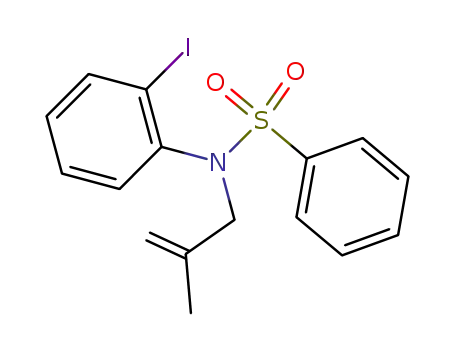 N-phenylsulphonyl-(2'-methylprop-2'-enyl)-2-iodoaniline
