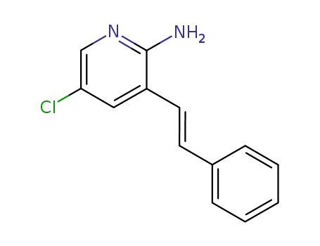 5-chloro-3-[(E)-2-phenylethenyl]-2-pyridinamine