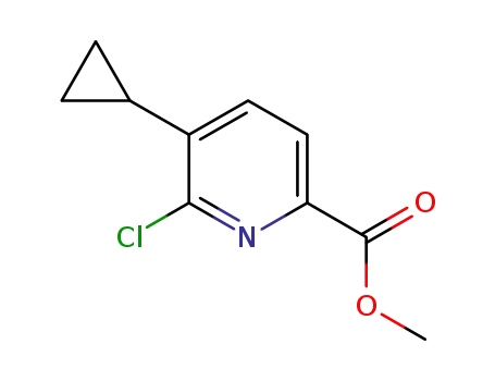 methyl 6-chloro-5-cyclopropyl-pyridine-2-carboxylate