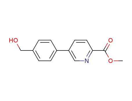 5-(3-Hydroxymethylphenyl)pyridine-2-carboxylic acid methyl ester