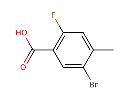 5-Bromo-2-fluoro-4-methylbenzoic acid cas no. 515135-65-6 98%