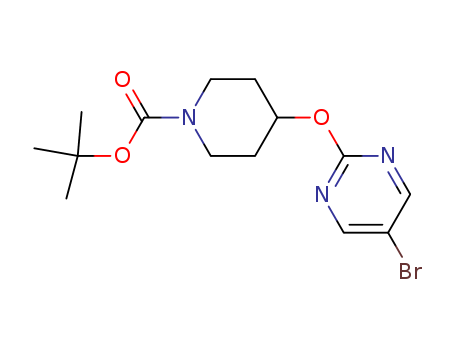 tert-Butyl 4-((5-bromopyrimidin-2-yl)oxy)piperidine-1-carboxylate