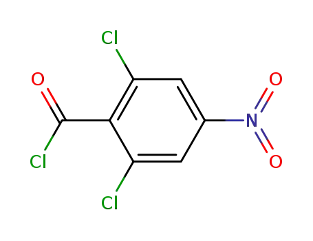 Molecular Structure of 88135-16-4 (Benzoyl chloride, 2,6-dichloro-4-nitro-)