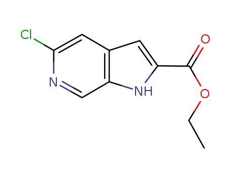 5-chloro-1H-Pyrrolo[2,3-c]pyridine-2-carboxylic acid ethyl ester
