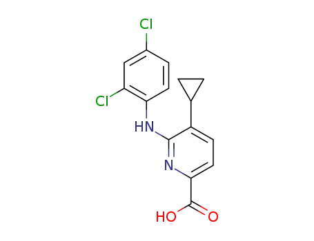 5-cyclopropyl-6-(2,4-dichloro-phenylamino)-pyridine-2-carboxylic acid