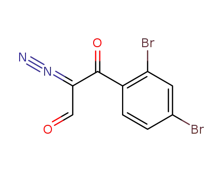 2-Diazo-3-(2,4-dibromo-phenyl)-3-oxo-propionaldehyde