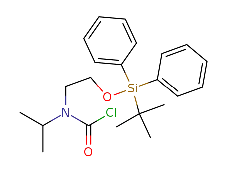Carbamic chloride,
[2-[[(1,1-dimethylethyl)diphenylsilyl]oxy]ethyl](1-methylethyl)-