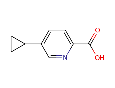 Molecular Structure of 1174322-66-7 (5-cyclopropylpicolinic acid)