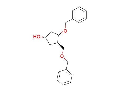 Cyclopentanol, 3-(phenylmethoxy)-4-[(phenylmethoxy)methyl]-,
(1S,3S,4R)-
