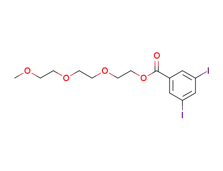 Benzoic acid, 3,5-diiodo-, 2-[2-(2-methoxyethoxy)ethoxy]ethyl ester