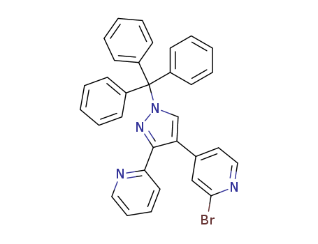 2-broMo-4-(3-(pyridin-2-yl)-1-trityl-1H-pyrazol-4-yl)pyridine