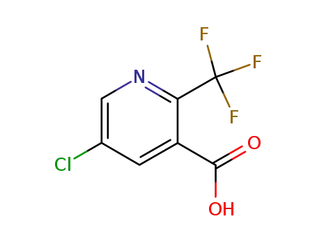 Molecular Structure of 823222-02-2 (5-chloro-2-(trifluoromethyl)nicotinic acid)