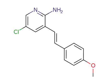 5-Chloro-3-[(E)-2-(4-methoxyphenyl)ethenyl]-2-pyridinamine