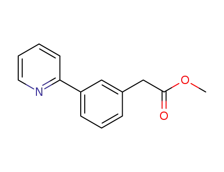 3-(2-pyridyl)-phenyl acetic acid methyl ester