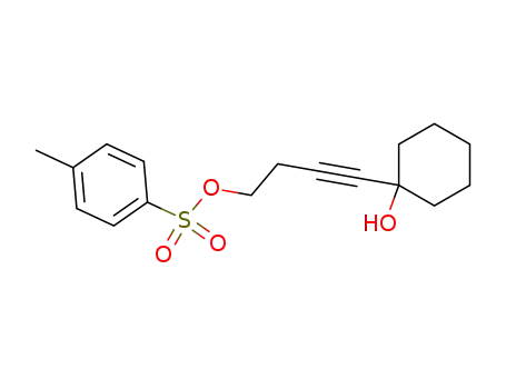 Toluene-4-sulfonic acid 4-(1-hydroxy-cyclohexyl)-but-3-ynyl ester
