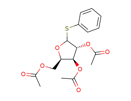 α/β-Phenyltri-O-acetyl-D-thioxylofuranoside