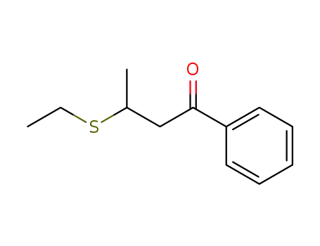 Molecular Structure of 74896-57-4 (ethyl 1-methyl-3-oxo-3-phenylpropyl sulphide)