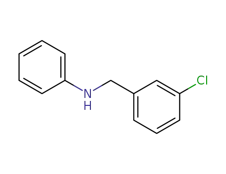 Molecular Structure of 10359-19-0 (N-(m-chlorobenzyl)aniline)