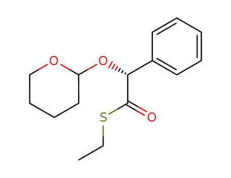 (1R)-S-ethyl [1-phenyl-1-tetrahydropyran-(2RS)-2-yloxy]-thioacetate
