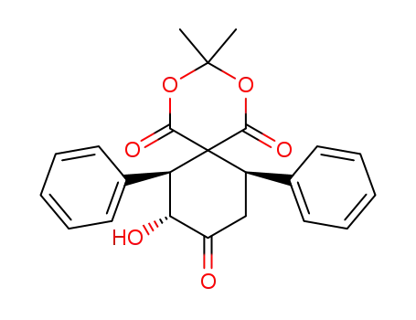 (7S,8R,11R)-8-hydroxy-3,3-dimethyl-7,11-diphenyl-2,4-dioxa-spiro[5.5]undecane-1,5,9-trione