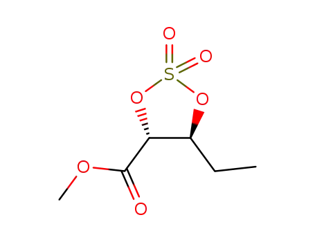 L-트레오-펜톤산, 4,5-디데옥시-, 메틸 에스테르, 환상 황산염(9CI)
