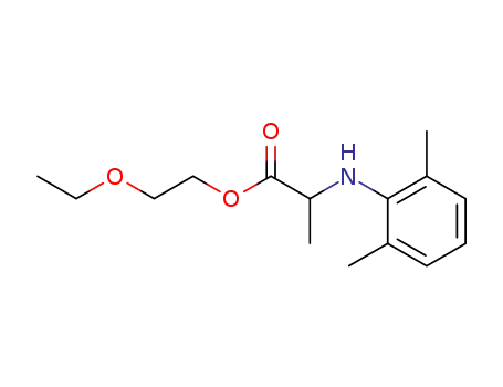 Molecular Structure of 712327-18-9 (2-ethoxyethyl N-(2,6-dimethylphenyl)alaninate)