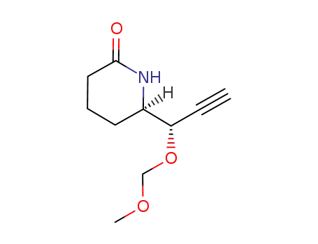 (+)-(6R)-[(1S)-1-(methoxymethoxy)prop-2-ynyl]piperidin-2-one